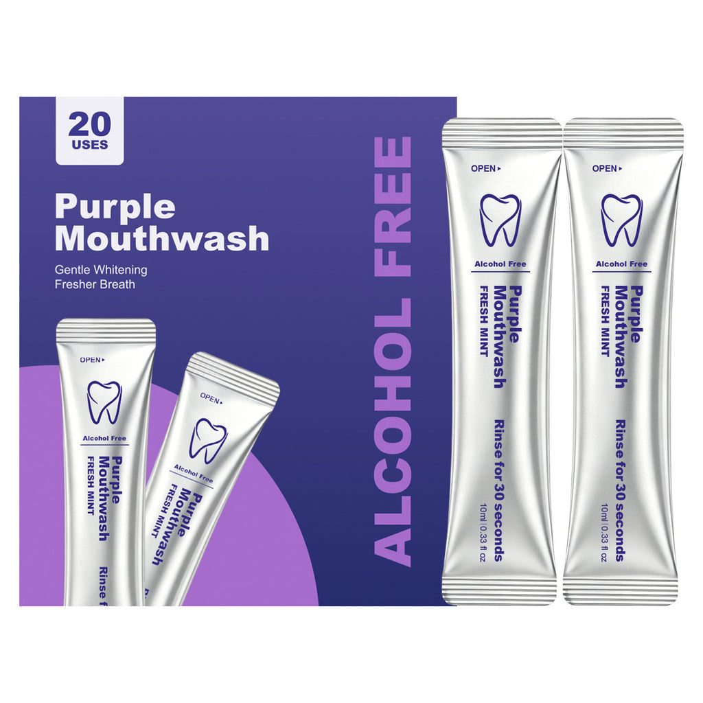 Purple mouthwash